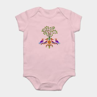 Armenian Ornamental Alphabet Tree Baby Bodysuit